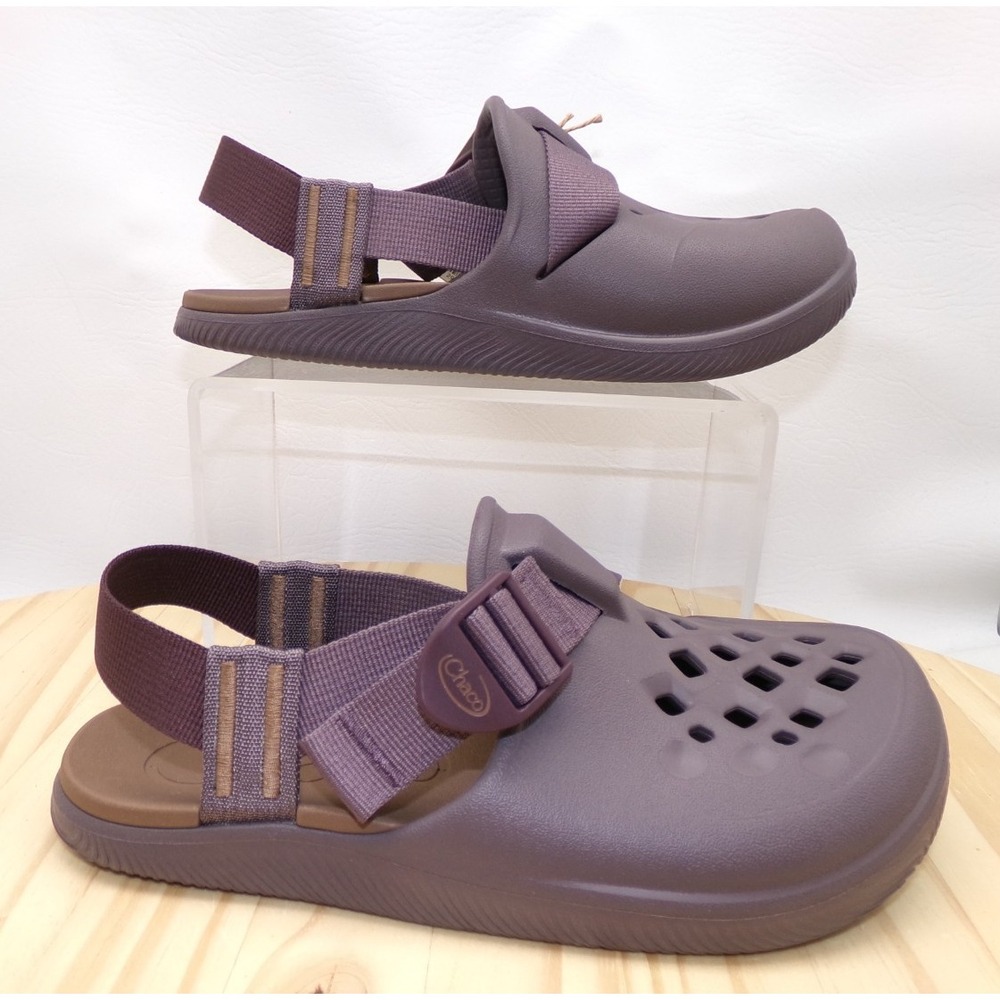 Chacos Chillos Clog Shoes Womens Sparrow / Plum Size 7 Slip On JCH109160 NEW